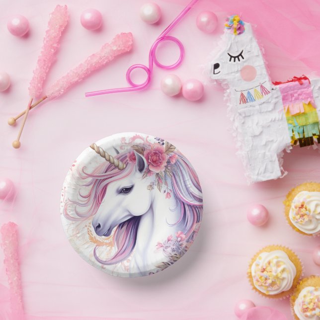 Cute Magical Unicorn Paper Bowls (Party)