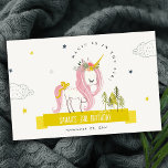 Cute Magical Unicorn Pink Kids Birthday Placemat<br><div class="desc">Cute Magical Unicorn Kids THEME Collection.- it's an Elegant Simple Minimal sketchy Illustration of cute pink yellow unicorn,  perfect for your little ones magical birthday party. It’s very easy to customize,  with your personal details. If you need any other matching product or customization,  kindly message via Zazzle.</div>