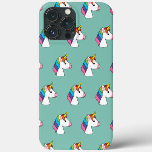 Cute Magical Unicorn with Colorful Hair iPhone 13 Pro Max Case