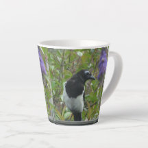 Cute Magpie Latte Mug