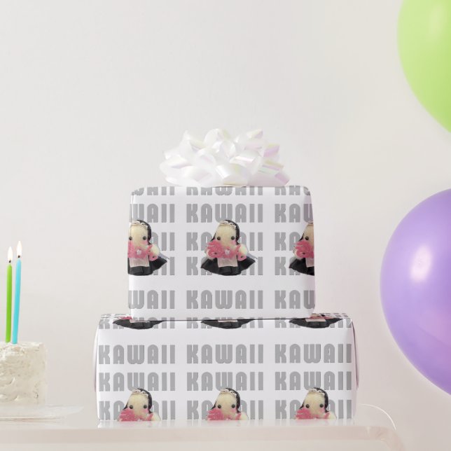Cute Maid Ghost Pattern Wrapping Paper (Party Gifts)