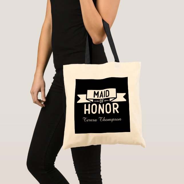 Cute Maid Honor add name Tote Bag (Front (Product))