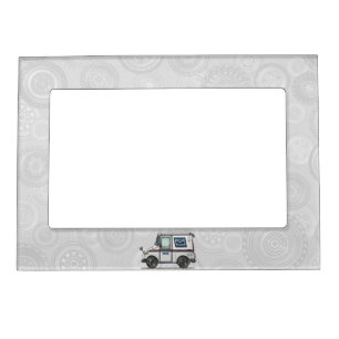 Cute Mail Truck Magnetic Photo Frame