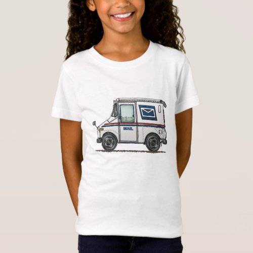 Cute Mail Truck T_Shirt