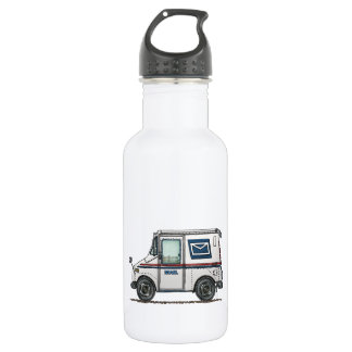 Cute Mail Truck Water Bottle