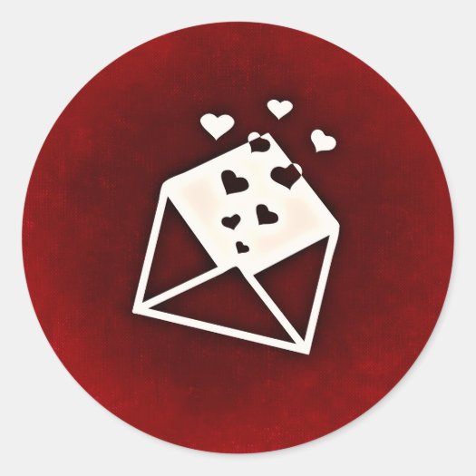 Cute Mail with Love Hearts Valentine's Day