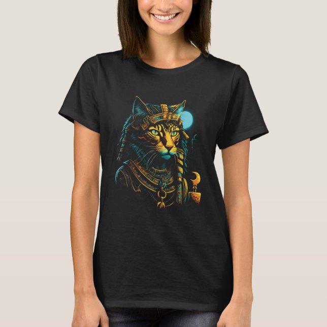 Cute Maine Coon Cat  Egyptian Pharaoh Maine Coon C T-Shirt (Front)
