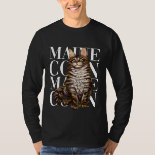 Cute Maine Coon Cat T-Shirt