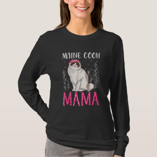 Cute Maine Coon Funny Main Coon Mama Womens Mot T-Shirt