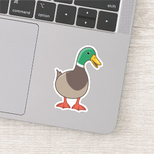 Cute Mallard Duck Sticker
