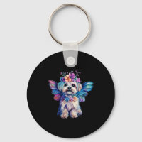 Cute Maltese Dog Angel With Wings
