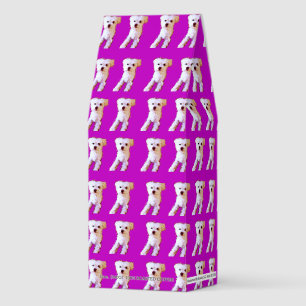 Cute Maltese Dog White Purple Roasted Coffee