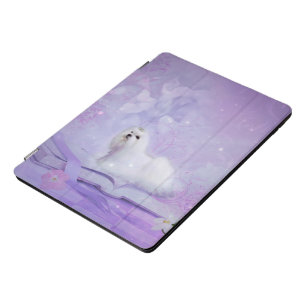 Cute maltese iPad pro cover