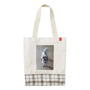 Cute Maltese Shih Tzu Dog Zazzle HEART Tote Bag