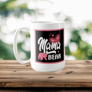 cute Mama bear add monogram Coffee Mug
