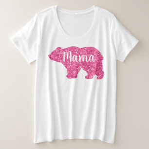 Cute Mama bear design mothers day gift Plus Size T-Shirt