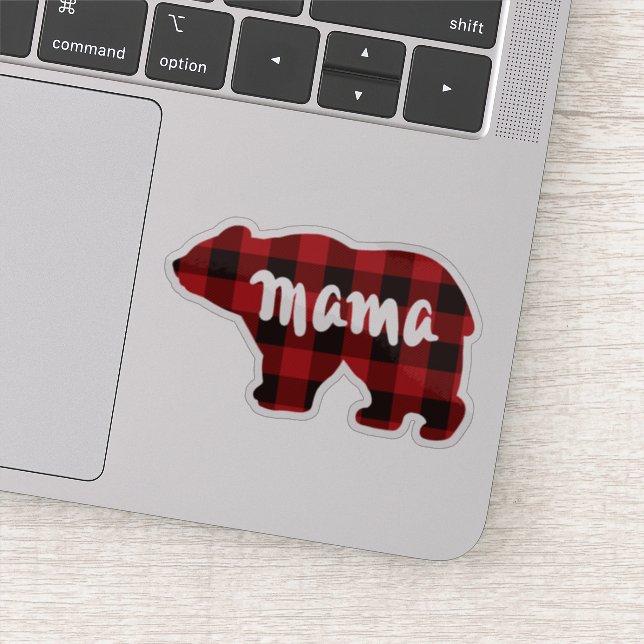 Cute Mama bear design mothers day gift Sticker (Detail)