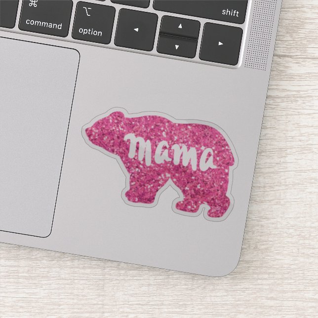 Cute Mama bear design mothers day gift Sticker (Detail)