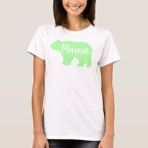 Cute Mama bear design mothers day gift T_Shirt