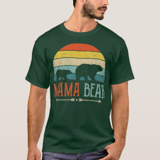Cute Mama Bear Vintage Mothers Day Retro Mom T-Shirt