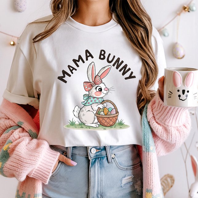 Cute Mama Bunny Easter; Family Easter  T-Shirt (Creator Uploaded)