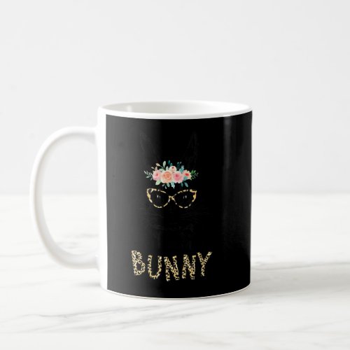 Cute Mama Bunny Face Glasses Headband Easter Day M Coffee Mug
