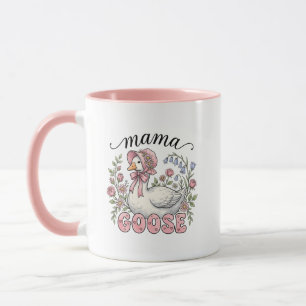 Cute Mama goose word art Mug