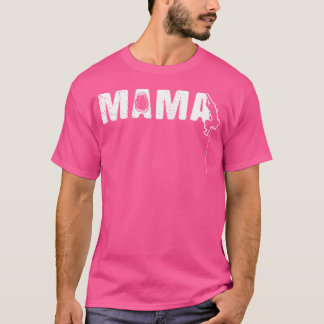 Cute Mama Rock Climbing Girl Rock Climber Mom Boul T-Shirt