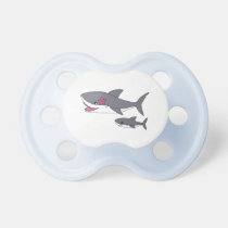 Cute Mama Shark And Baby Shark Favor s Zazzle Com