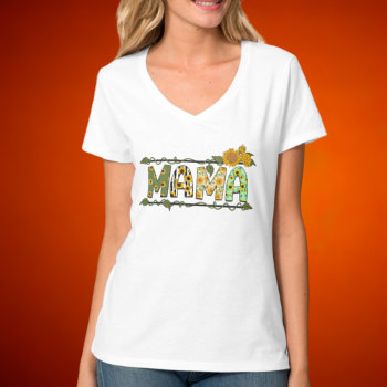 Cute Mama Word Art T-shirt by DoodlesHolidayGifts at Zazzle