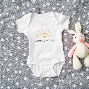 Cute Mama's Sunshine Personalized Baby Bodysuit