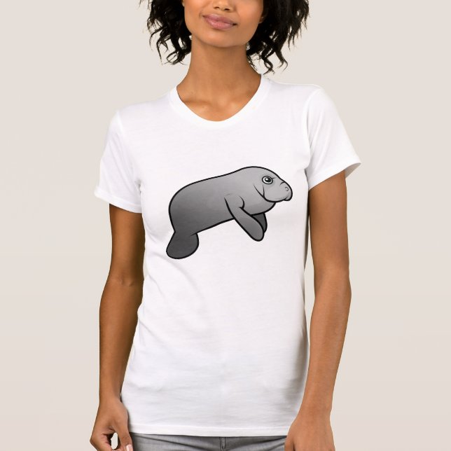 Cute Manatee T-Shirt (Front)