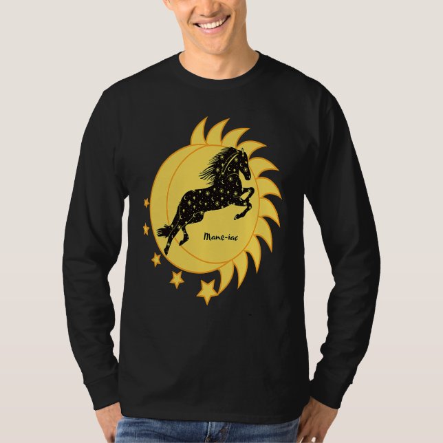 Cute Mane iac Celestial Horse Dancer Girls Graphic T-Shirt (Front)