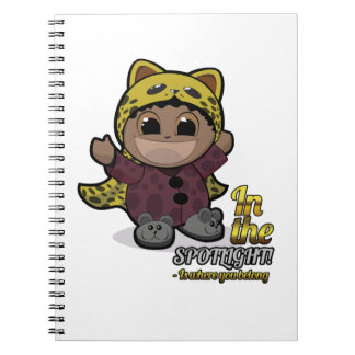 Cute manga cartoon notebook