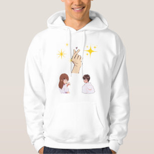 Cute Manga Couple Hoodie