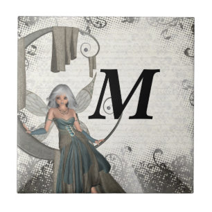 Cute manga fairy ceramic tile
