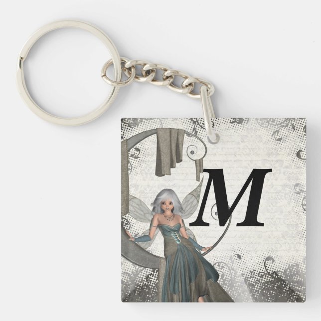 Cute manga fairy keychain (Front)