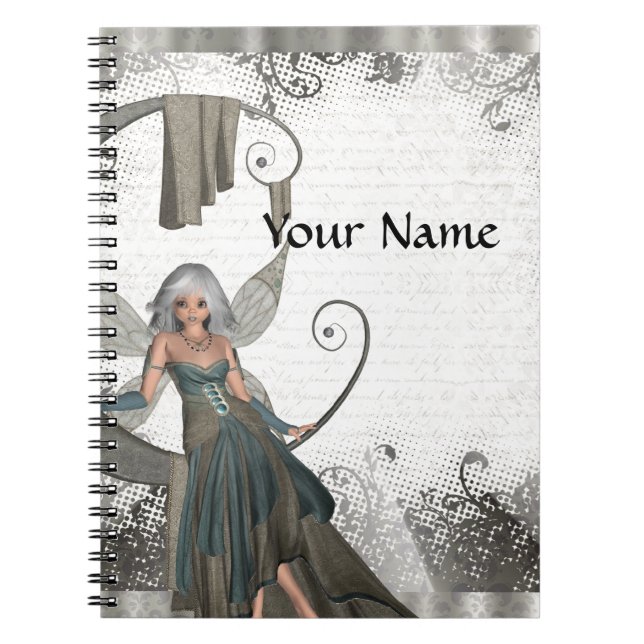 Cute manga fairy notebook (Front)