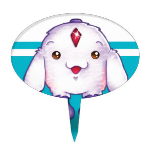 Cute Manga Monster Cake Topper