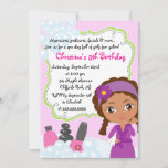 Cute Manicure Spa Birthday Party Invitation at Zazzle