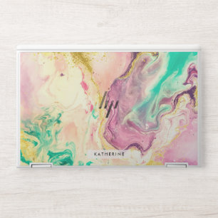 Cute Marble Abstract Pattern HP Laptop Skin