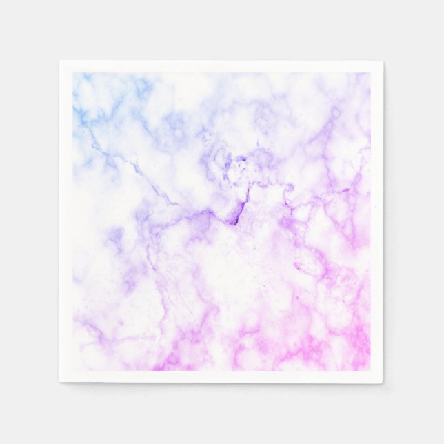 Cute Marble Ombre Napkins (Front)