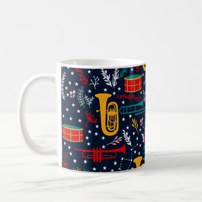 Cute Marching Band Coffee Mug (Left)