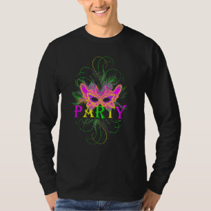 Cute Mardi Gras Mardi Gras Mask Mardi Gras Costum T-Shirt