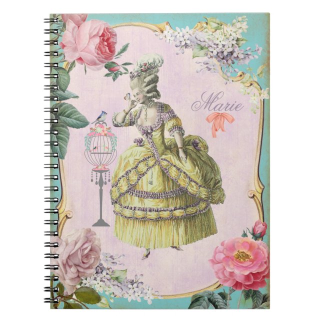 Cute Marie Antoinette - Notebook / 6.5x8.75 (Front)
