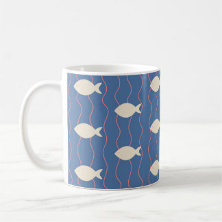 Cute Marine Sea Fishes Aquatic Nautical Stylish Coffee Mug