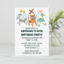 Cute Marionettes Puppet Show Themed Kids Birthday Invitation