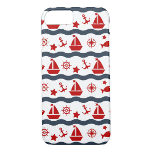 Cute Maritime Pattern iPhone 8/7 Case