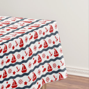 Cute Maritime Pattern Tablecloth