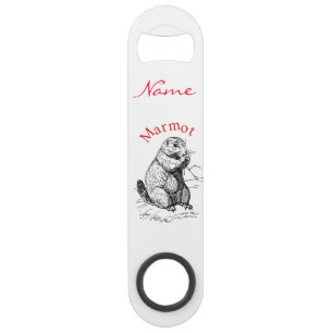 Cute Marmot Animal Thunder_Cove Bar Key